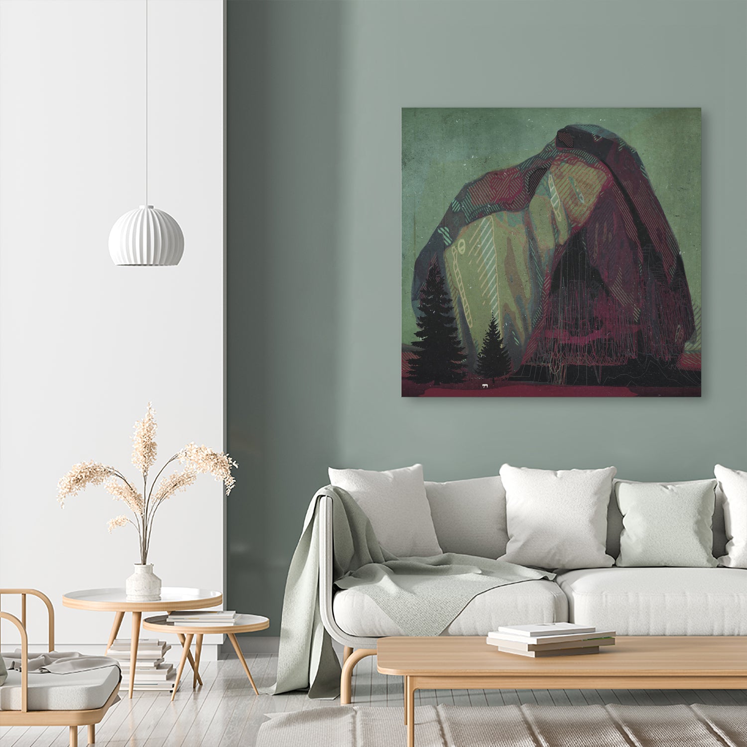 Human Nature by Jamison Gish on GIANT ART - green digital painting