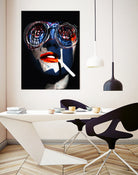 Rider by Daniel Malta on GIANT ART - blue digital painting