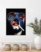 Rider by Daniel Malta on GIANT ART - blue digital painting