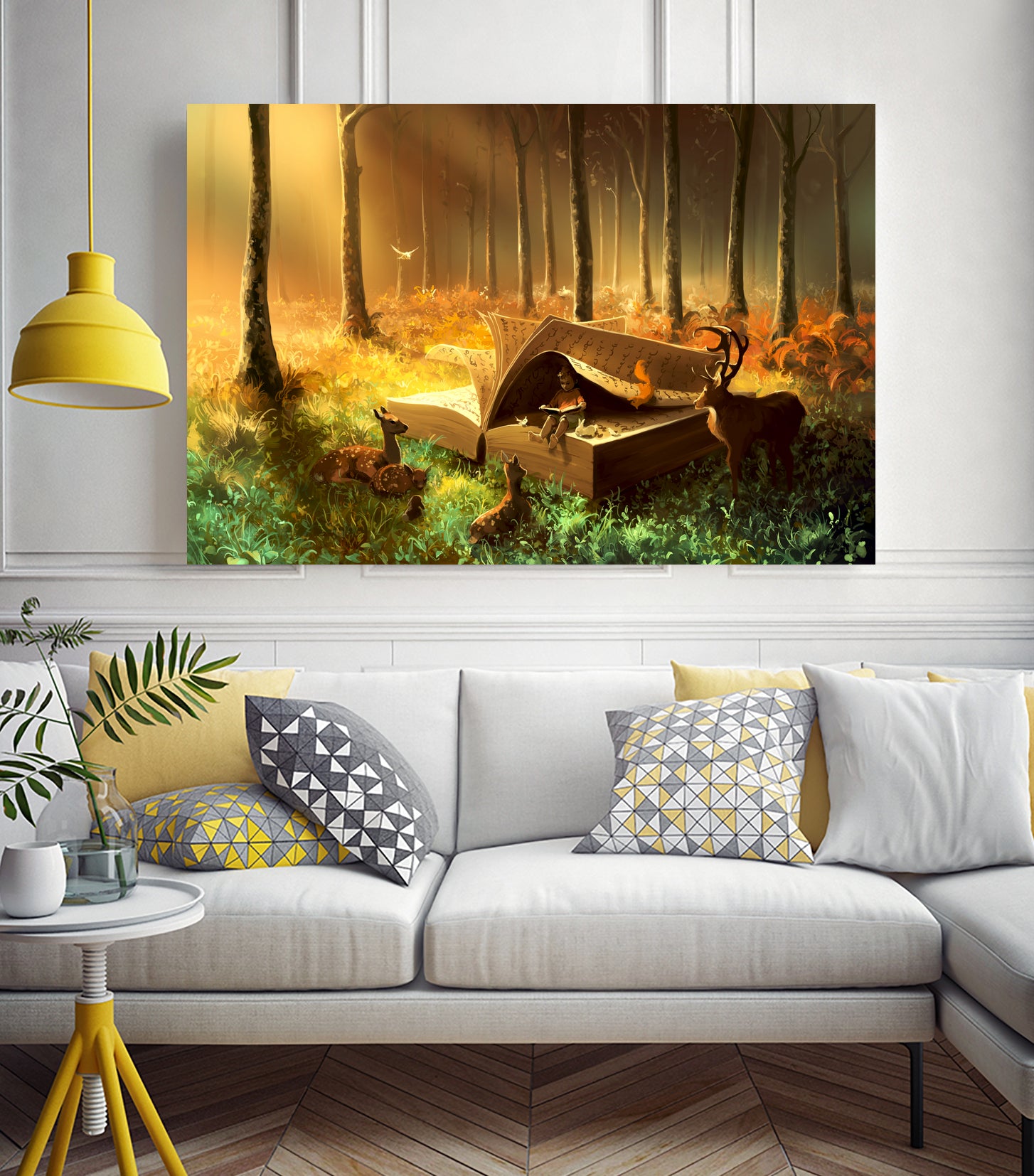 A safe place where you can go by Cyril Rolando on GIANT ART - orange digital painting