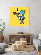 Part Time Job - Restaurant by Chow Hon Lam on GIANT ART - yellow character design