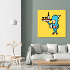 Part Time Job - Restaurant by Chow Hon Lam on GIANT ART - yellow character design