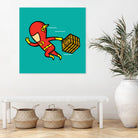 Part Time Job - Pizza House by Chow Hon Lam on GIANT ART - red digital drawing