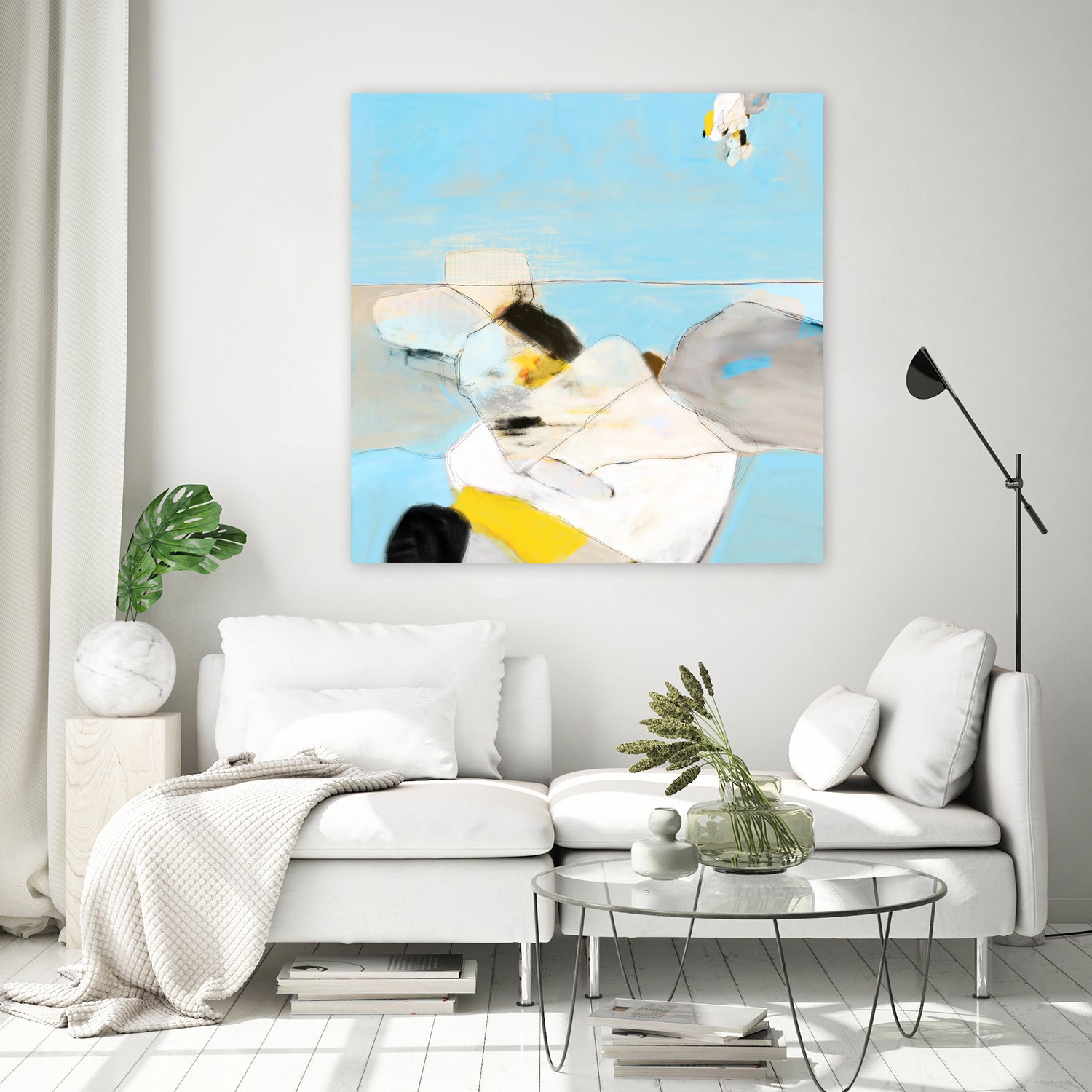 Assurément by Octal Pixel on GIANT ART - blue digital painting