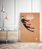 Balas Benedek_Groom by Benedek Balás on GIANT ART - brown vector illustration