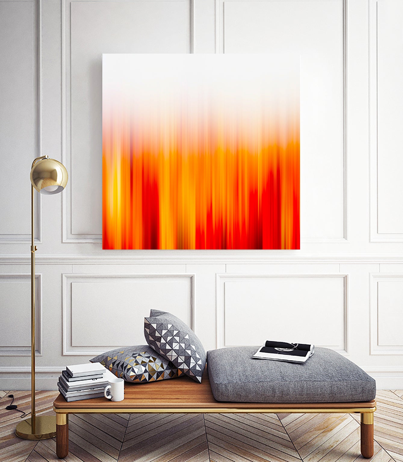 Summertime by Jean-christophe Tabary on GIANT ART - orange digital painting