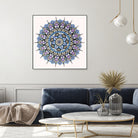 Mandala 03 by Ranka Stevic on GIANT ART - blue mixed media