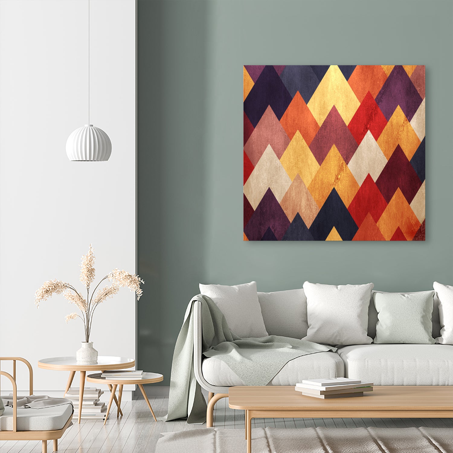 Eccentric Mountains by Diogo Veríssimo on GIANT ART - orange photo manipulation