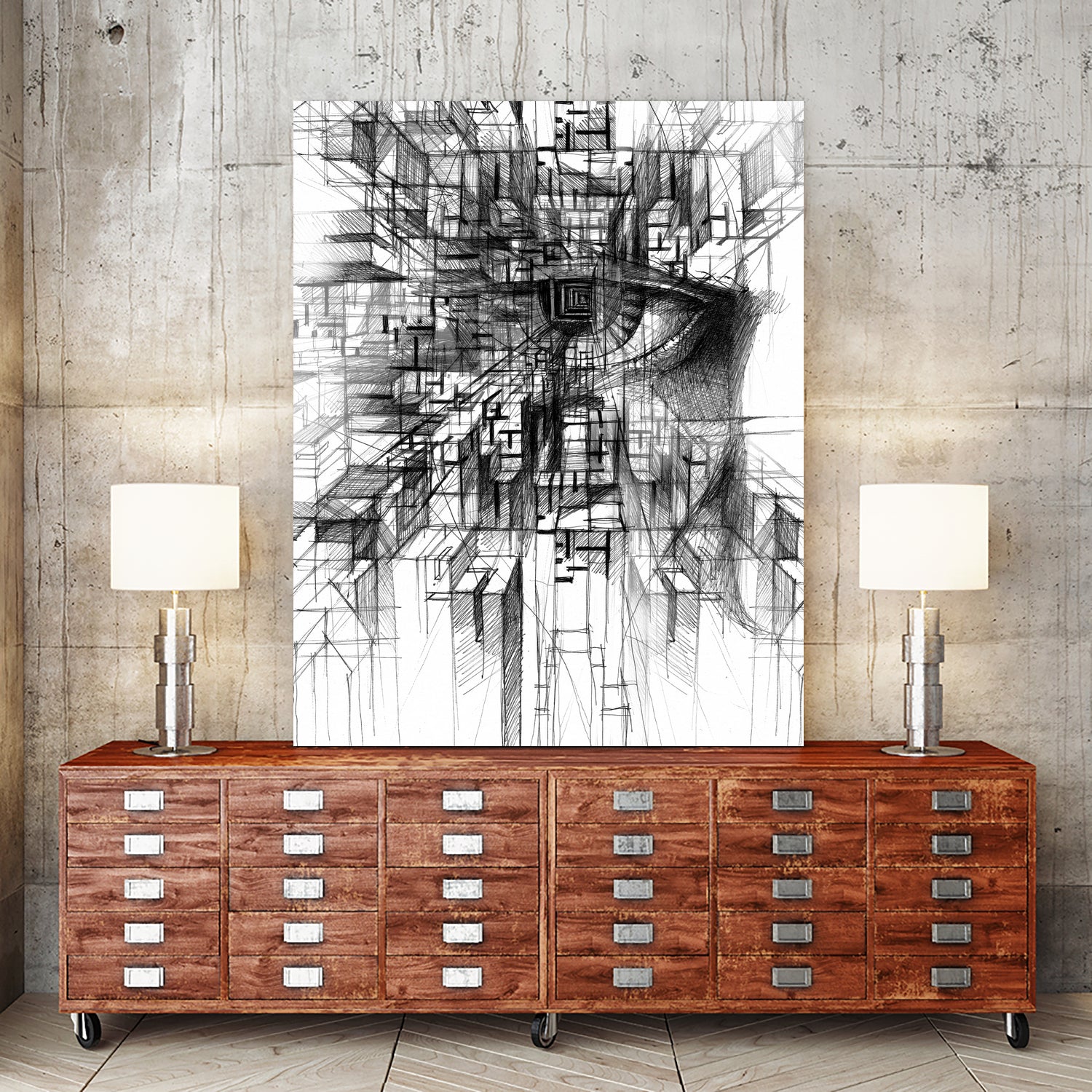 ilusion by Marcin Kowalewski on GIANT ART - gray digital drawing