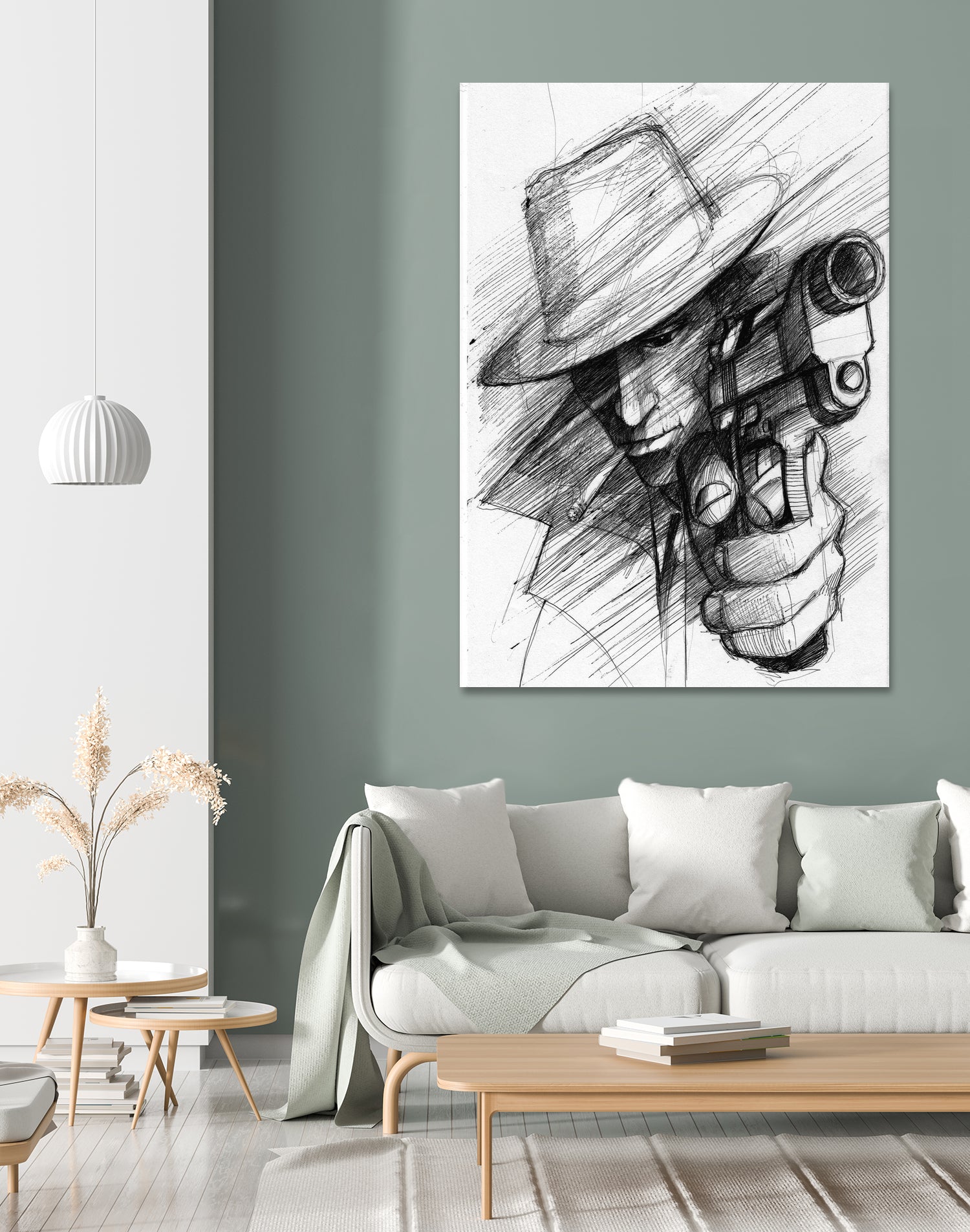 man by Marcin Kowalewski on GIANT ART - white digital drawing