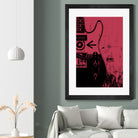 Telecaster - Eddie Vedder by André Manfrini Garcia on GIANT ART - pink digital painting