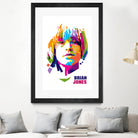 Brian Jones in WPAP by J Prayitno Widodo on GIANT ART - white photo illustration