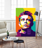 James Dean in WPAP by J Prayitno Widodo on GIANT ART - fuchsia photo illustration