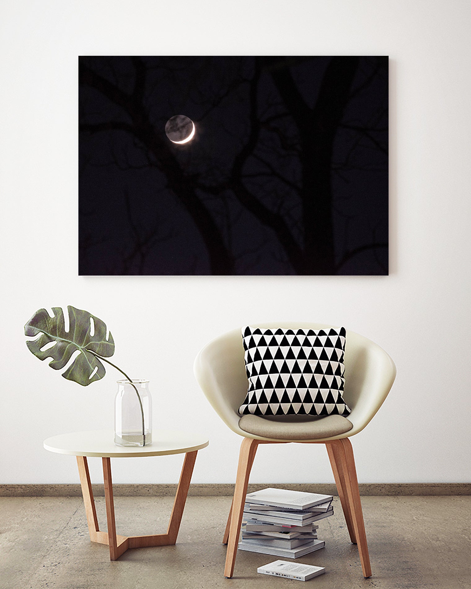 November Moon by Renee Reese on GIANT ART - black photo illustration