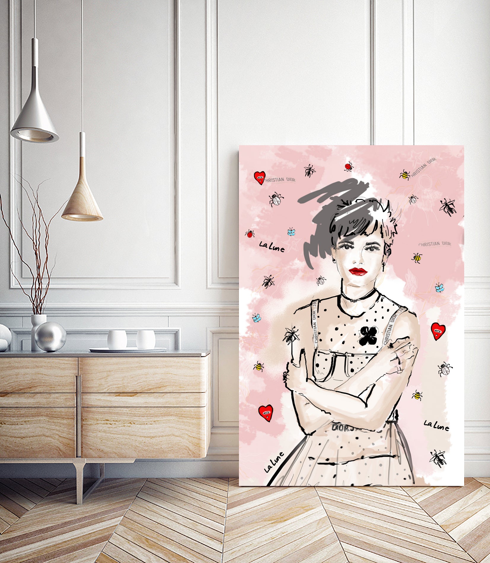 Dior S/S 2017 by mukta lata barua on GIANT ART - black digital painting