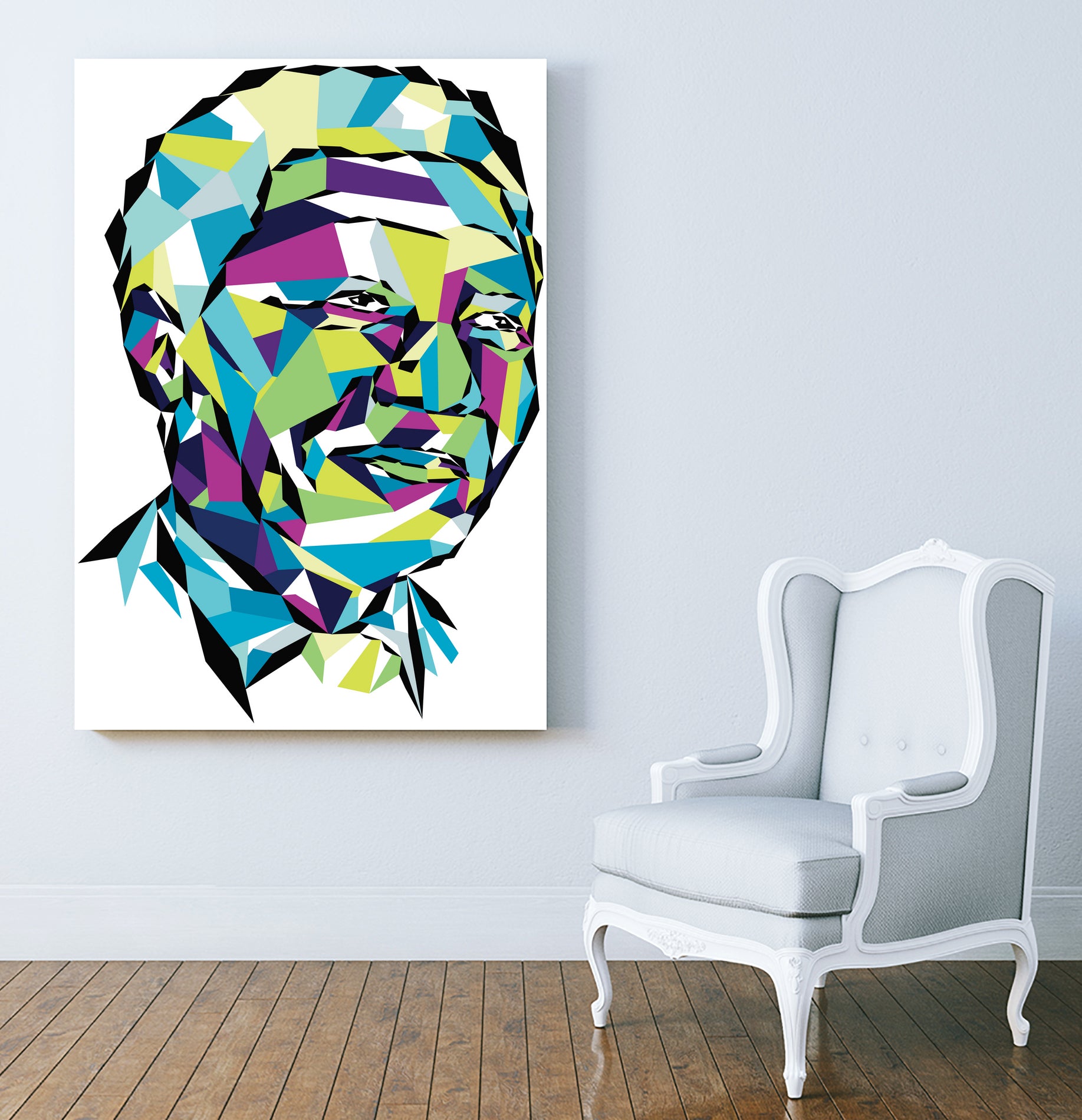 Legend of the fall – Mandela by Neo Dhlamini on GIANT ART - green digital drawing