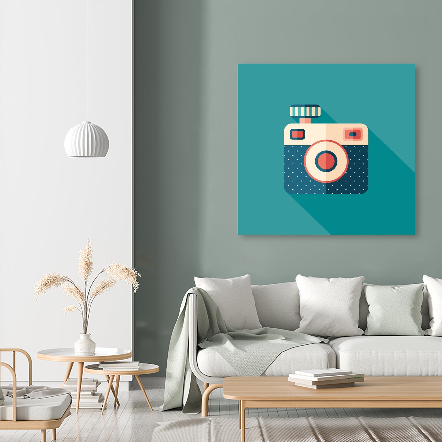 Hipster Camera by Yury Velikanov on GIANT ART - white vector illustration