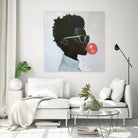 How far is a light year? by Alexander Grahovsky on GIANT ART - blue mixed media