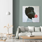 How far is a light year? by Alexander Grahovsky on GIANT ART - blue mixed media