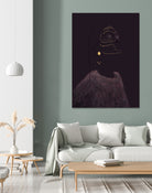 space by Sara Silva on GIANT ART - fuchsia digital drawing