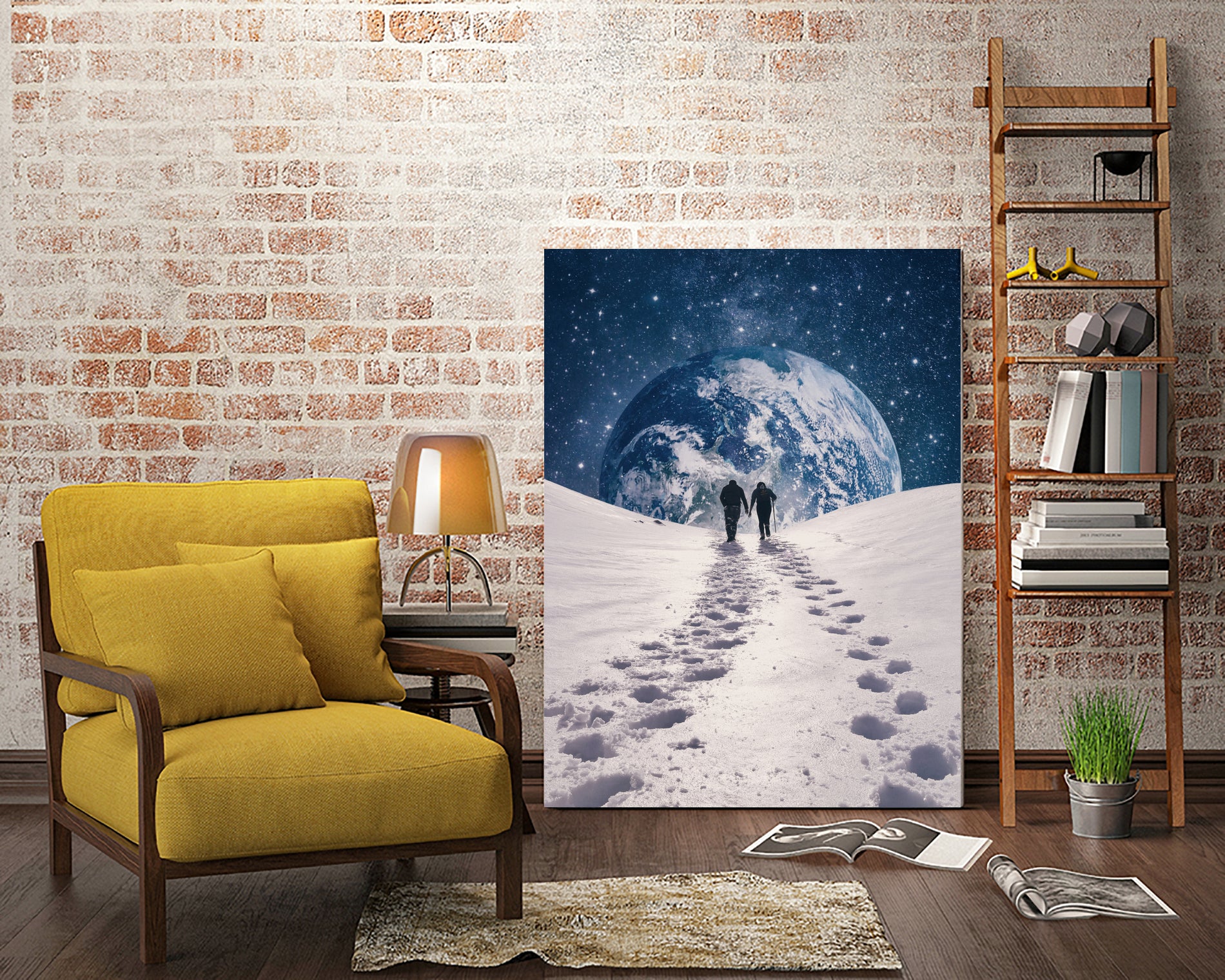 Pale Blue Dot by Enkel Dika on GIANT ART - blue photo manipulation