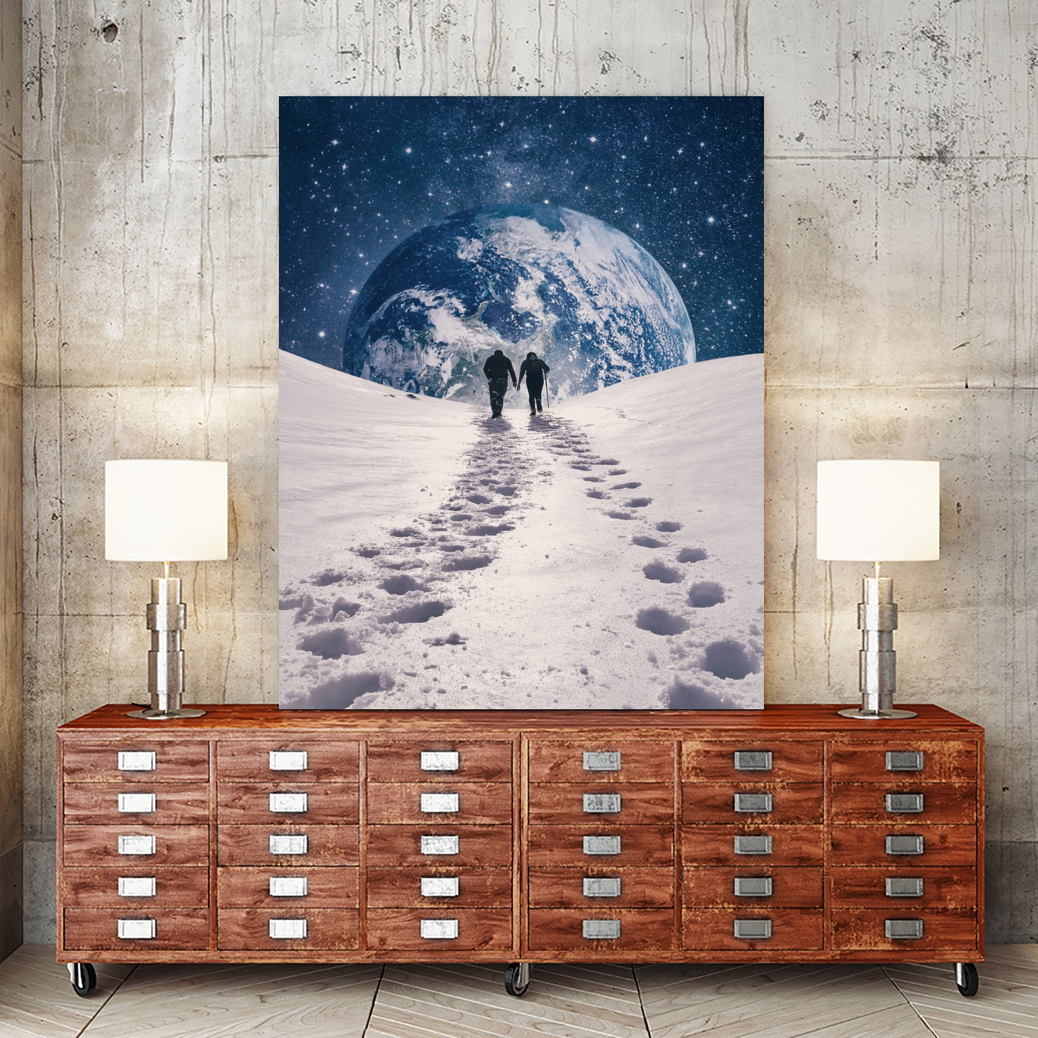 Pale Blue Dot by Enkel Dika on GIANT ART - blue photo manipulation