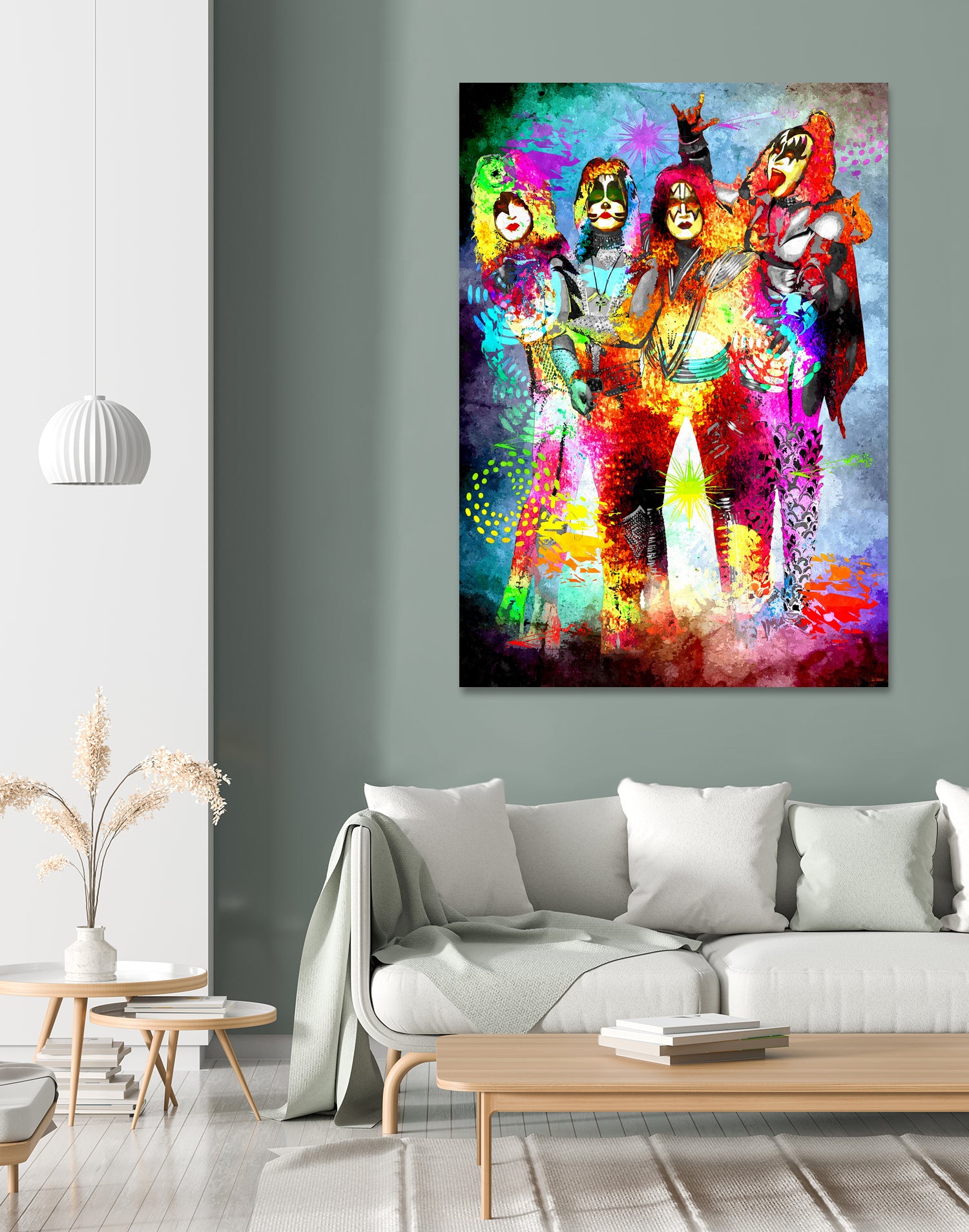 KISS by Daniel Janda on GIANT ART - white digital painting