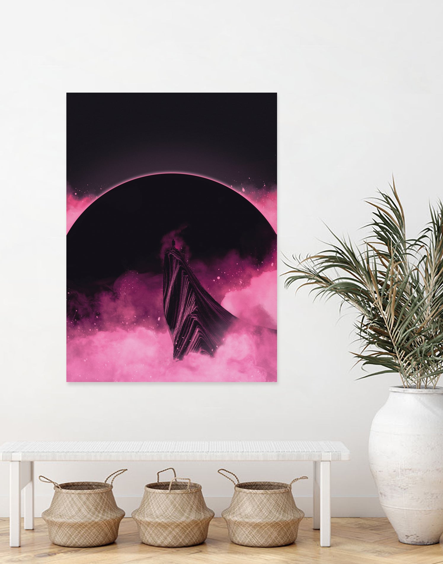 No Stars by Adam Priester on GIANT ART - pink digital painting