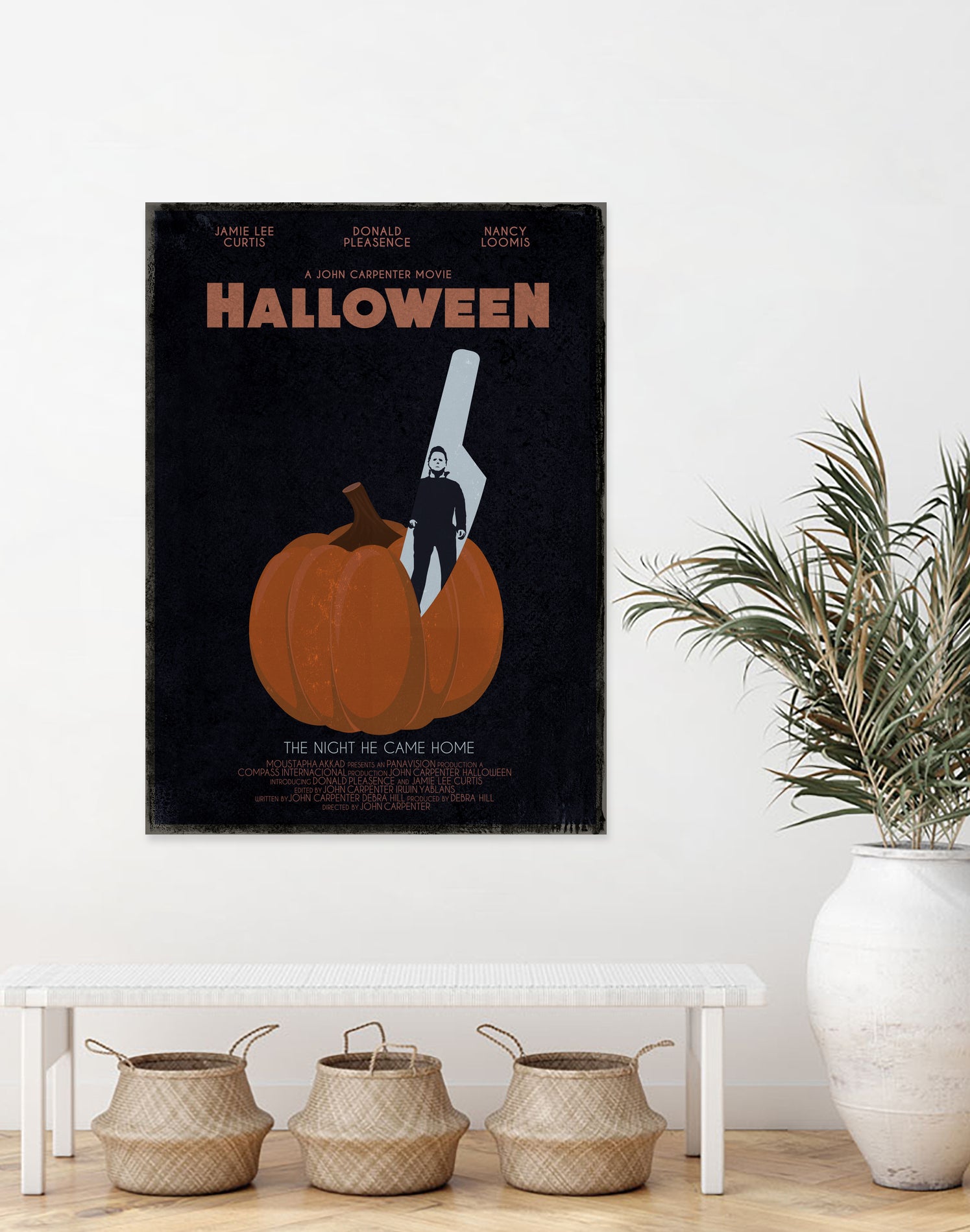 Halloween Movie Poster by Aline Ferreira on GIANT ART - black vector illustration