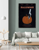 Halloween Movie Poster by Aline Ferreira on GIANT ART - black vector illustration