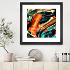 ABSTRACT COLORFUL PAINTING II-B3 by Pia Schneider on GIANT ART - orange mixed media