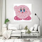 Kirby by Caroline BESSIERES on GIANT ART - pink game design