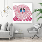 Kirby by Caroline BESSIERES on GIANT ART - pink game design