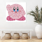 Kirby by Caroline BESSIERES on GIANT ART - pink game design
