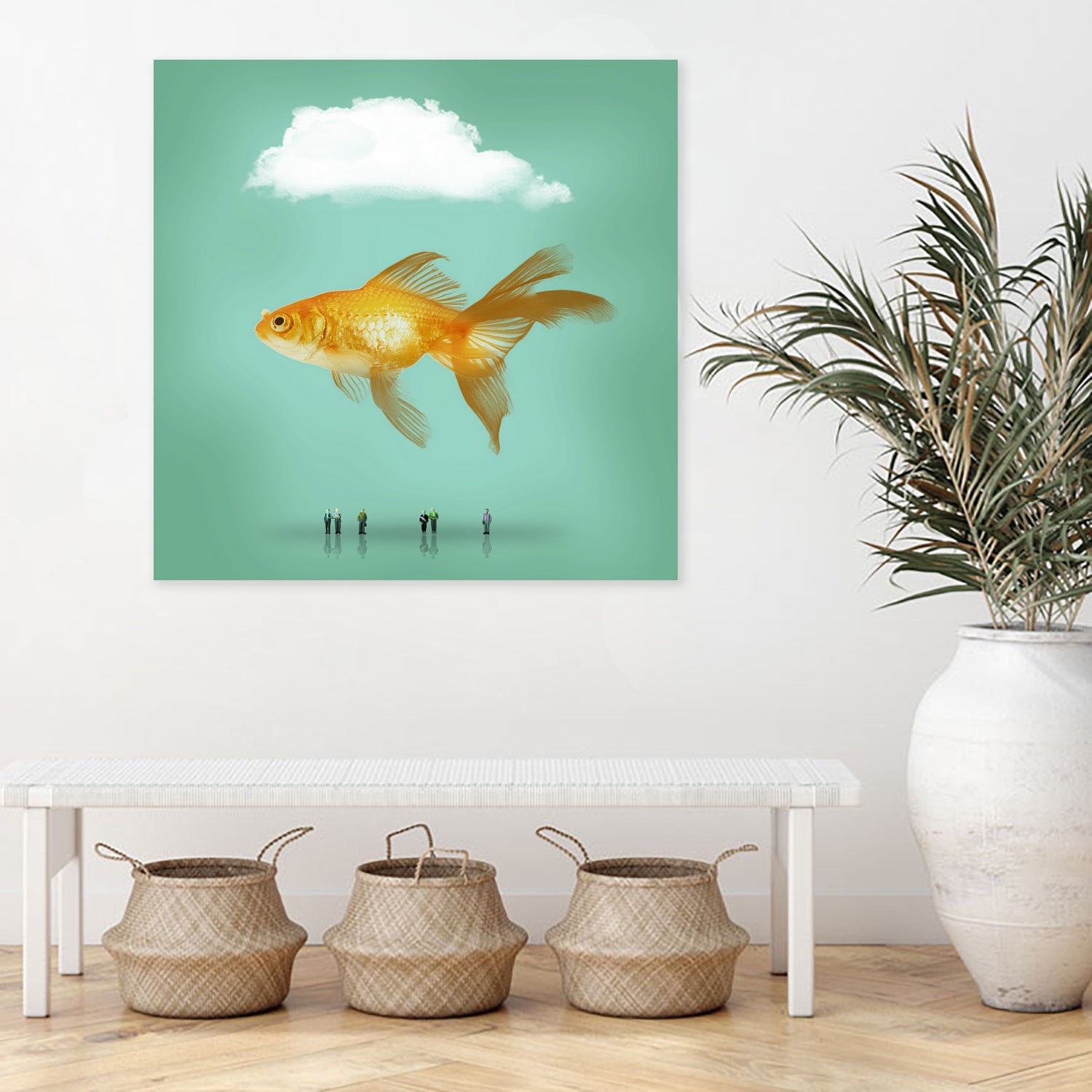 balloon fish by Vin Zzep on GIANT ART - white photo illustration
