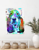 Basset Hound by Daniel Janda on GIANT ART - black digital painting