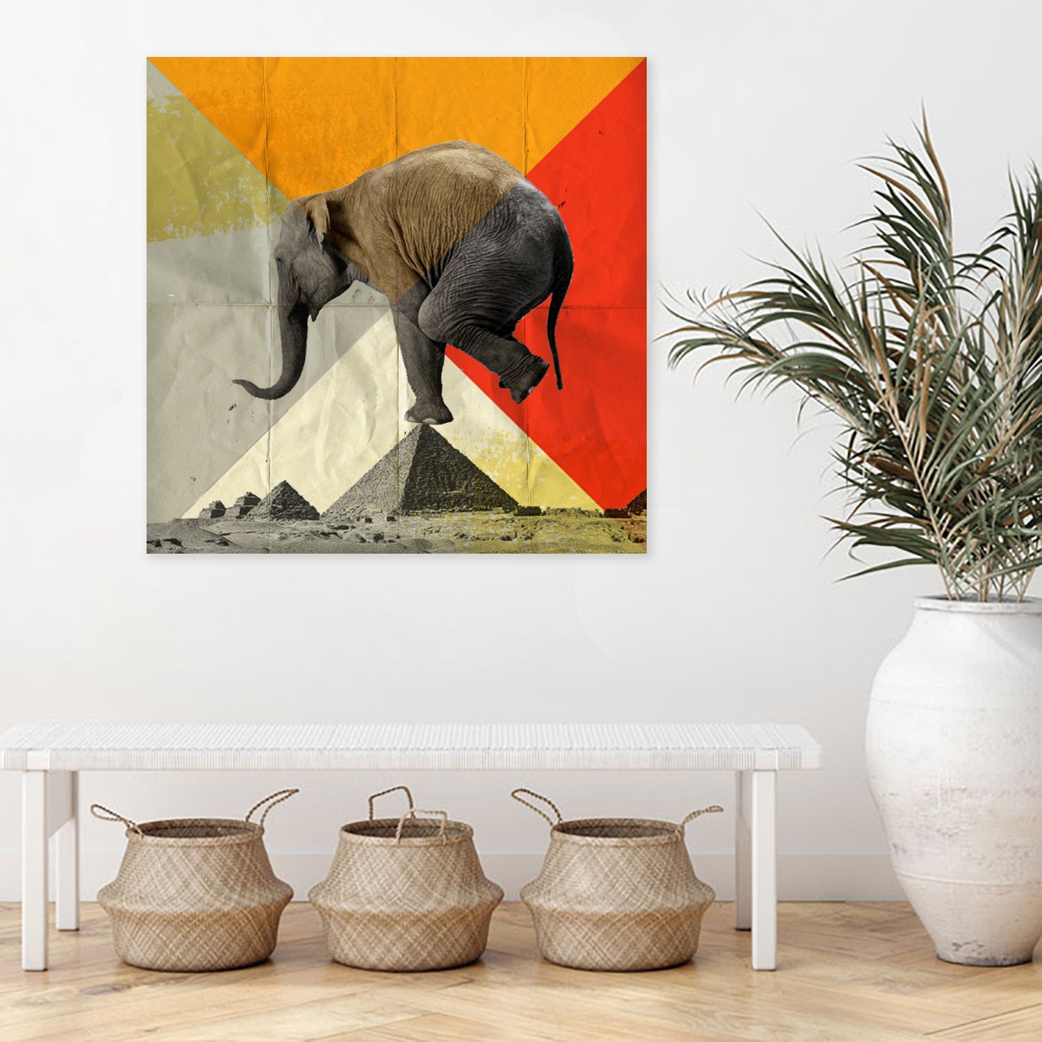 Balance of the Pyramids by Vin Zzep on GIANT ART - white photo illustration