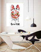 Wolf Girl Mask by Antonio Camarena on GIANT ART - white digital painting