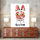 Wolf Girl Mask by Antonio Camarena on GIANT ART - white digital painting