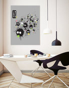 Makkuro Kurosuke ink by Antonio Camarena on GIANT ART - gray digital painting