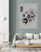 Makkuro Kurosuke ink by Antonio Camarena on GIANT ART - gray digital painting