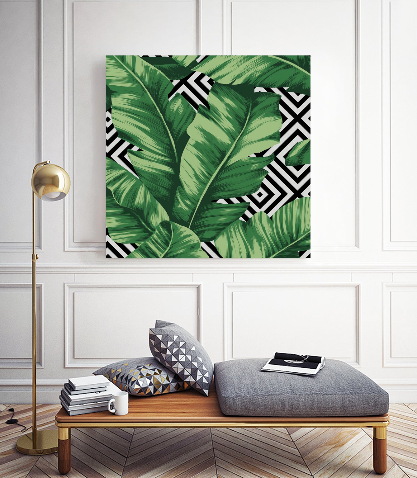 Banana leaf by Paola Morpheus on GIANT ART - green digital painting