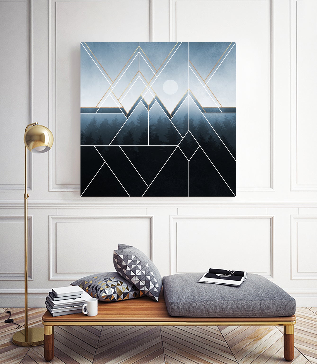 Fading North by Elisabeth Fredriksson on GIANT ART - blue digital painting