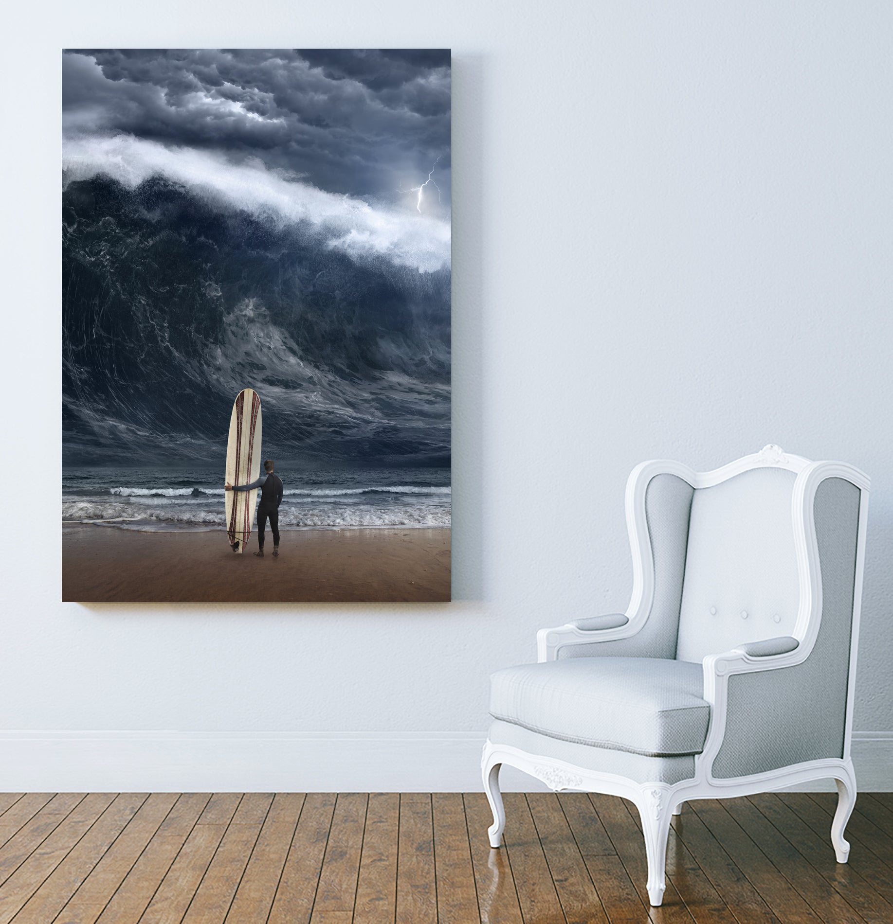Tsunami by Evgenij Soloviev on GIANT ART - blue digital painting