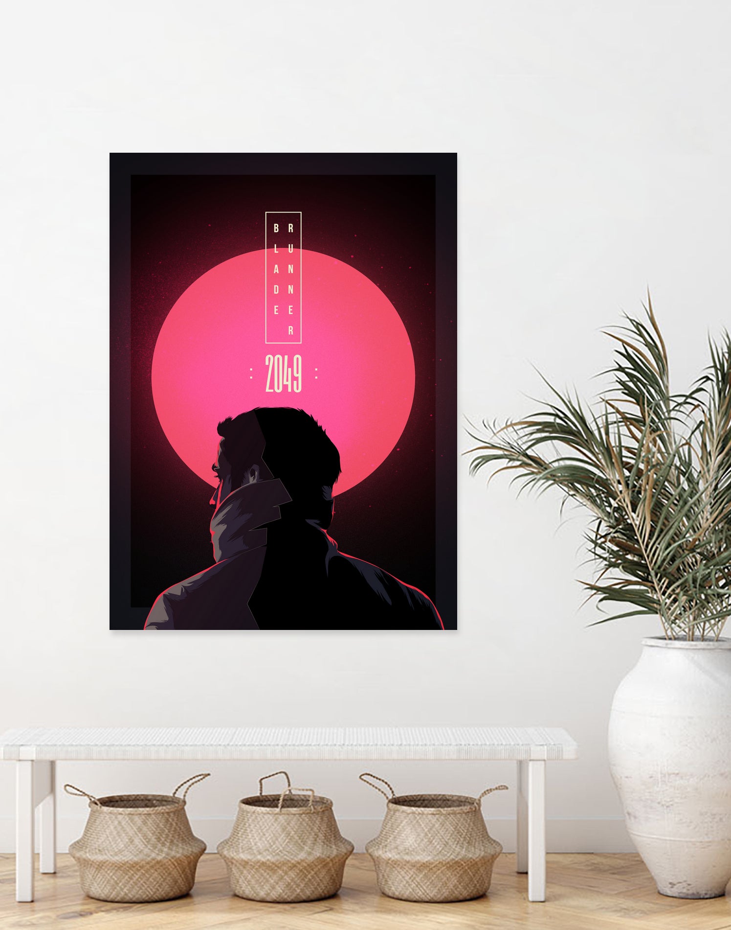 Blade Runner 2049 by Tibor Lovas on GIANT ART - pink digital painting