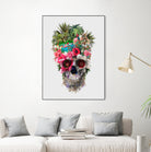 Summer Skull IV by RIZA PEKER on GIANT ART - orange digital painting