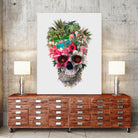Summer Skull IV by RIZA PEKER on GIANT ART - orange digital painting