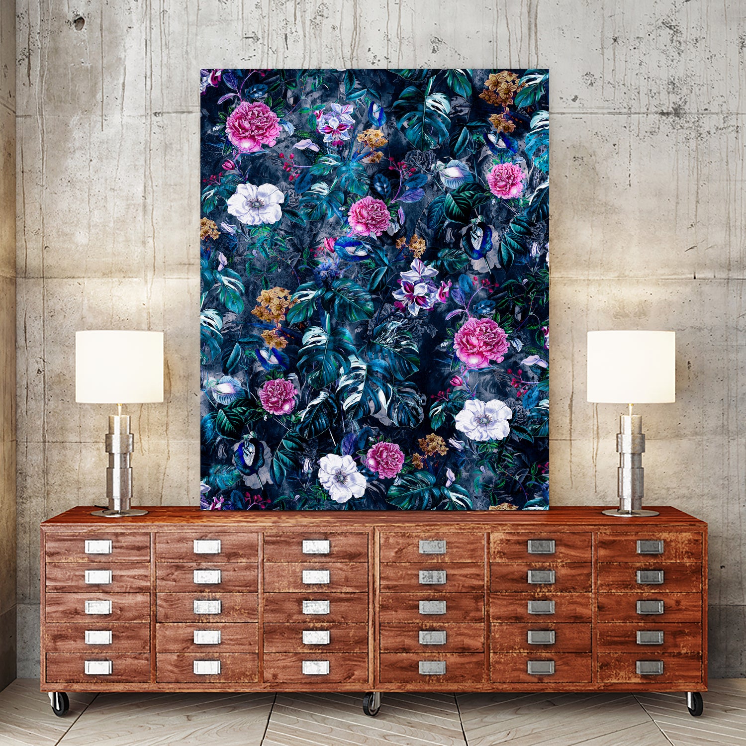 Tropical Paradise by RIZA PEKER on GIANT ART - blue digital painting