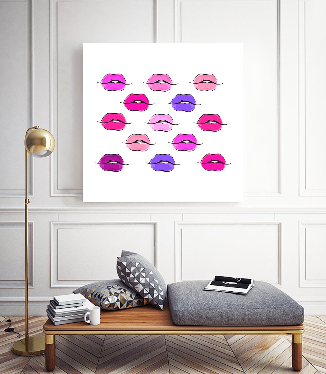 Shades of Pink by Jessica Velasquez on GIANT ART - white digital drawing