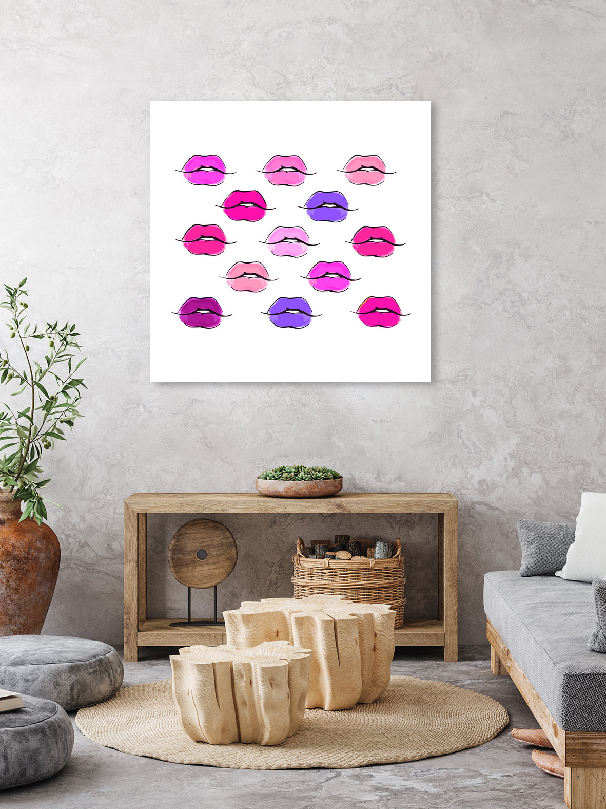 Shades of Pink by Jessica Velasquez on GIANT ART - white digital drawing